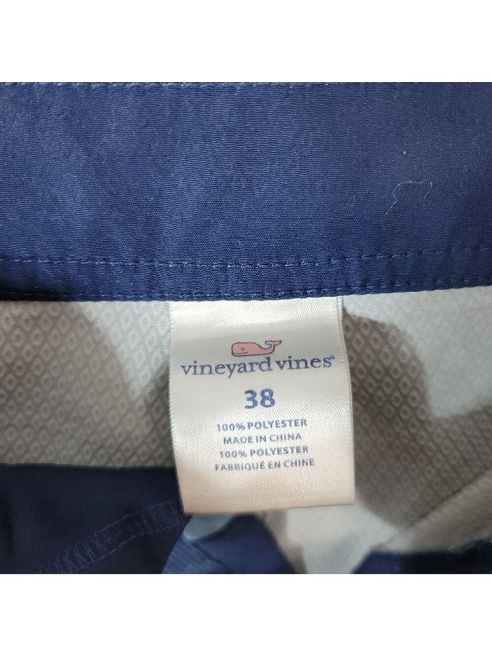 Vineyard Vines Mens Board Shorts Swim Trunk Blue SZ 38 XL Windward Stripe - Picture 7 of 10